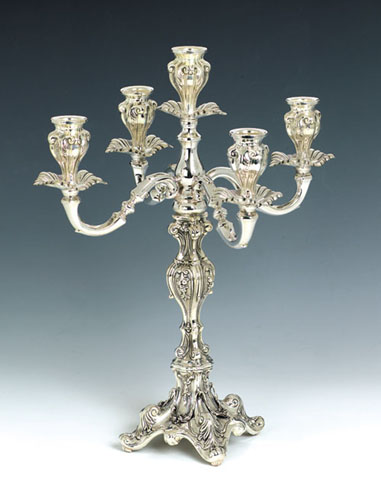 Silver Candelabras